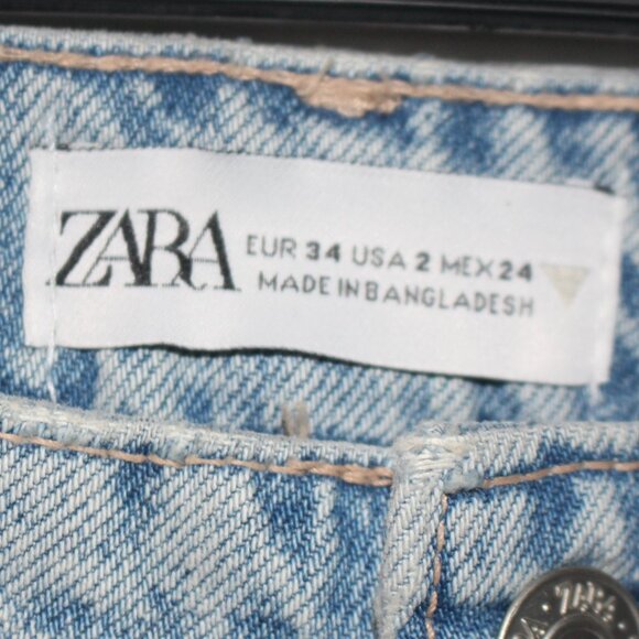 NWT Zara Rhinestone Jeans Size 2 - Picture 10 of 10